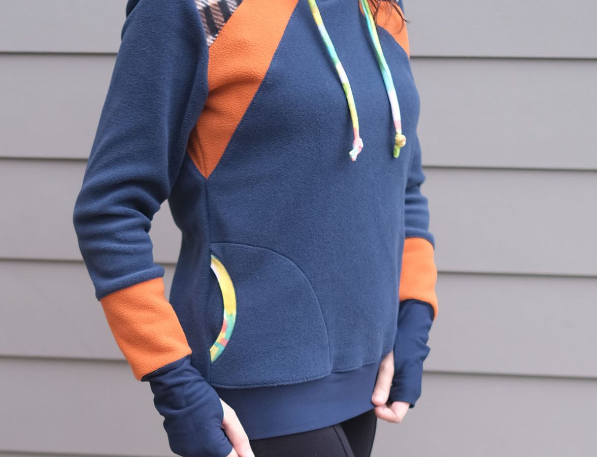Get a free color-blocked sweater pattern before end of the month